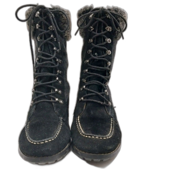 Land's End Boots Women’s 7 1/2 Black 406505 #S004 - Picture 3 of 9